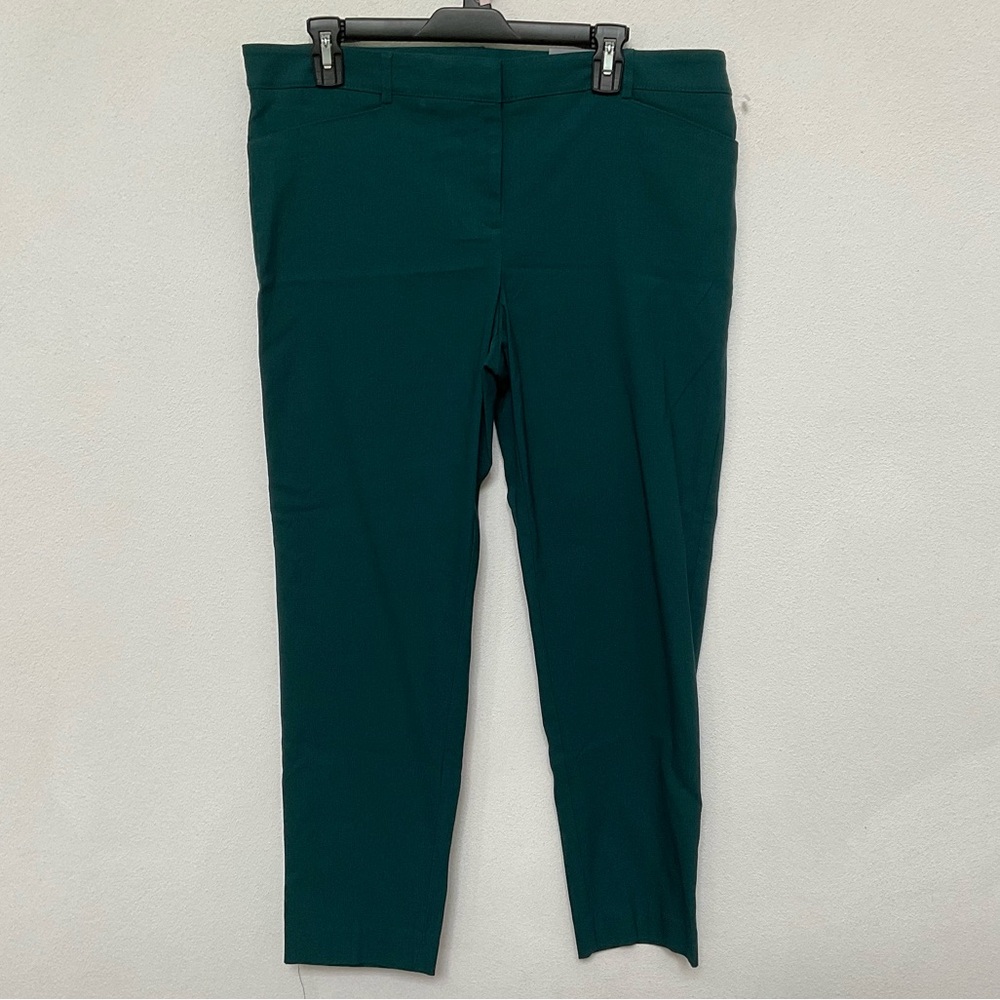 NWT Van Heusen Emerald Super Stretch Straight Fit Trousers Size 14 Short